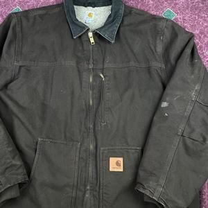 Vintage Heavyweight Carhartt Sherpa Jacket Black